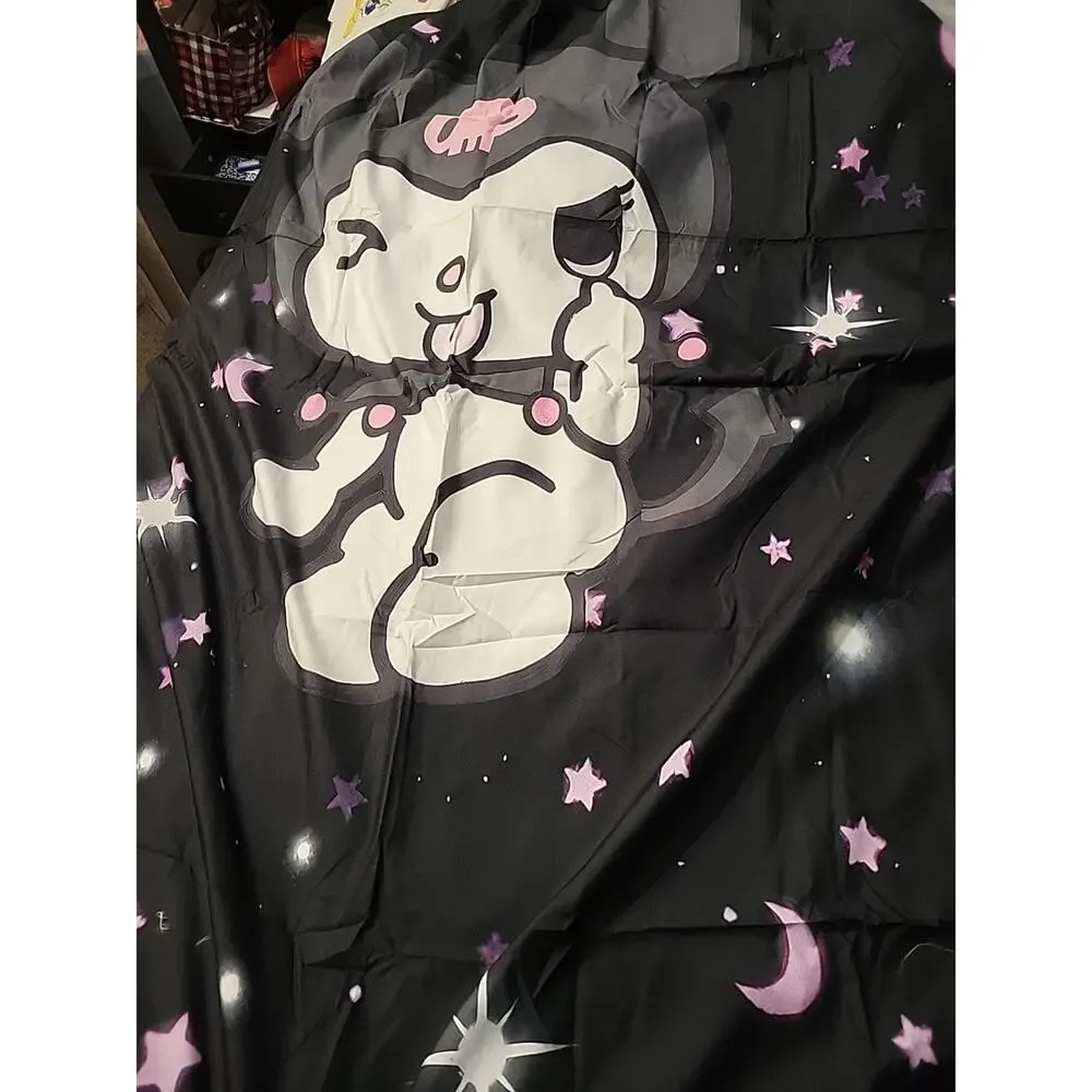 KUROMI Black & Purple TWIN Duvet Cover & Pillowcases SHAMS NEW